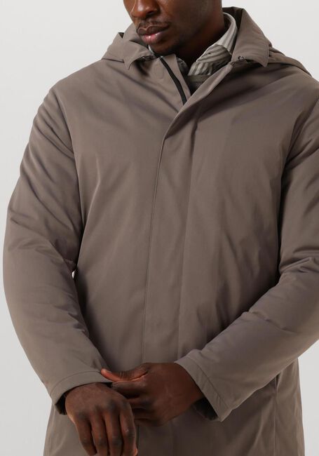 Braune PROFUOMO Parkas OUTERW RAINC MGNT LNG - large