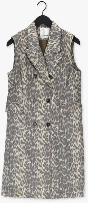 Braune CO'COUTURE Gilet FELICA ANIMAL TAILOR VEST - large