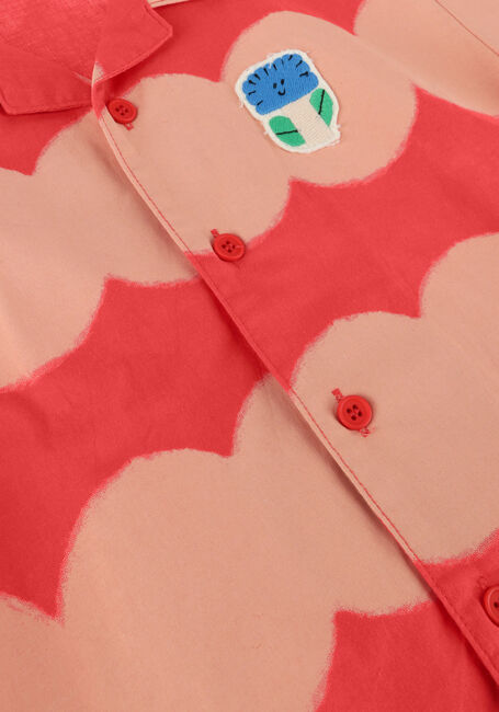 Rote Jelly Mallow Hemden DOT SUMMER SHIRT RED - large