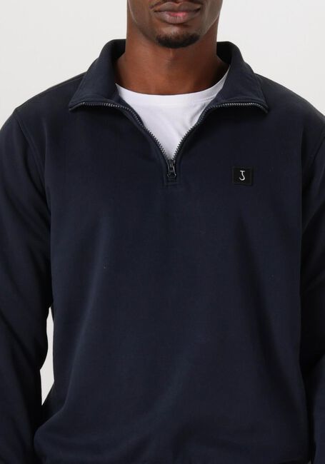 Blaue BUTCHER OF BLUE Sweatshirt ARMY HALF ZIP - large