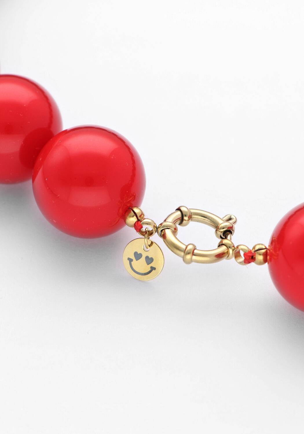 Rote BONNIE STUDIOS Kette WILMA NECKLACE - large