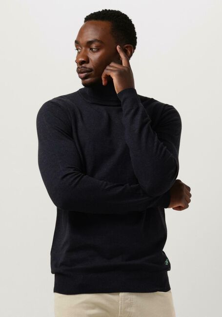 Dunkelblau SCOTCH & SODA Rollkragenpullover REGULAR FIT ESSENTIALS TURTLE IN ECO VERO - large