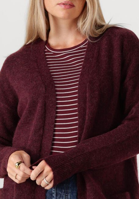 Bordeaux SELECTED FEMME Strickjacke SLFLULU NEW LS KNIT LONG CARDIGAN - large