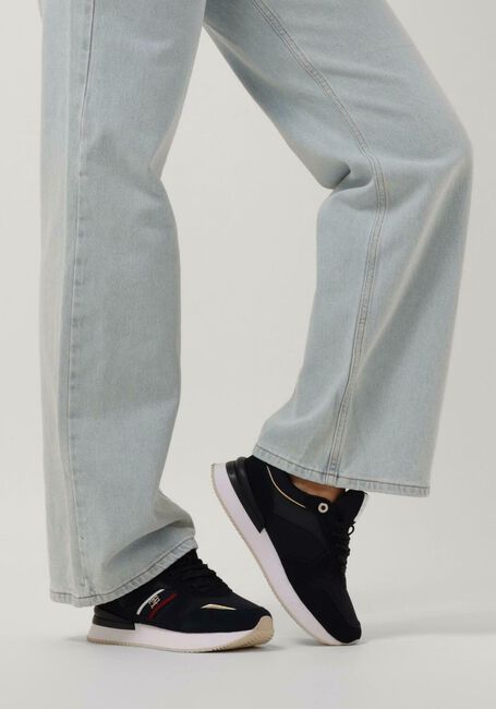 Blaue TOMMY HILFIGER Sneaker Low CORP WEBBING RUNNER GOLD - large