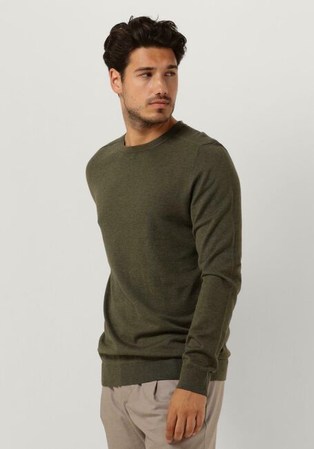 Grüne SELECTED HOMME Pullover SLHBERG CREW NECK NOOS - large