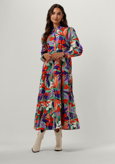 Mehrfarbige/Bunte COLOURFUL REBEL Maxikleid VIANNE BIG FLOWER MAXI DRESS - large