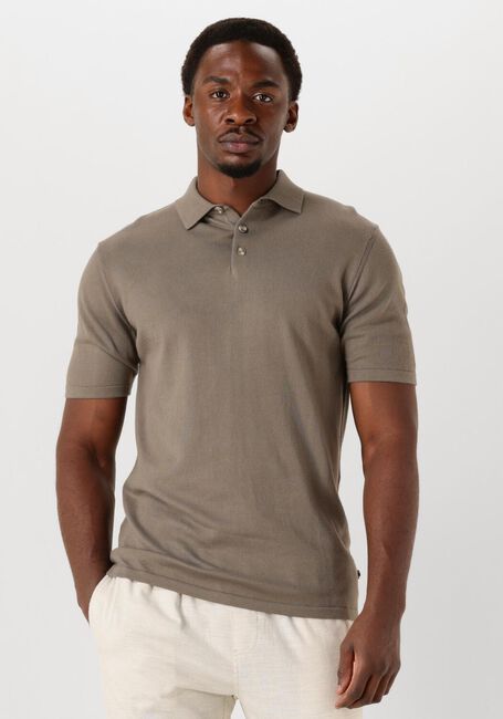 Taupe THE GOODPEOPLE Polo-Shirt PLAN - large