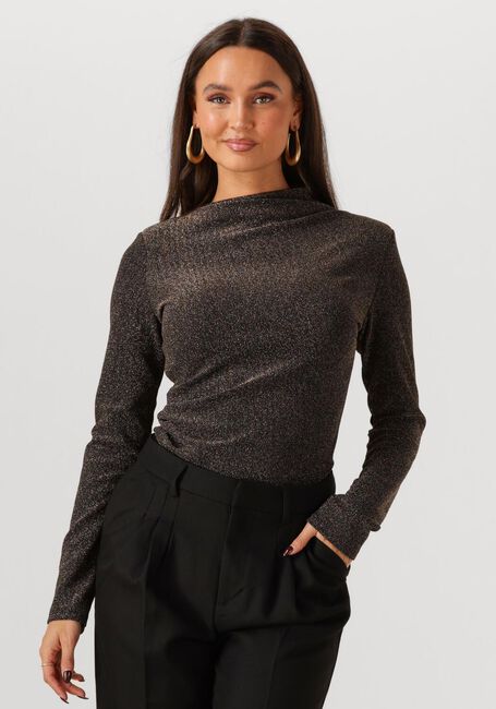 Bronzefarbene FREEBIRD Top TASMIN LS - large