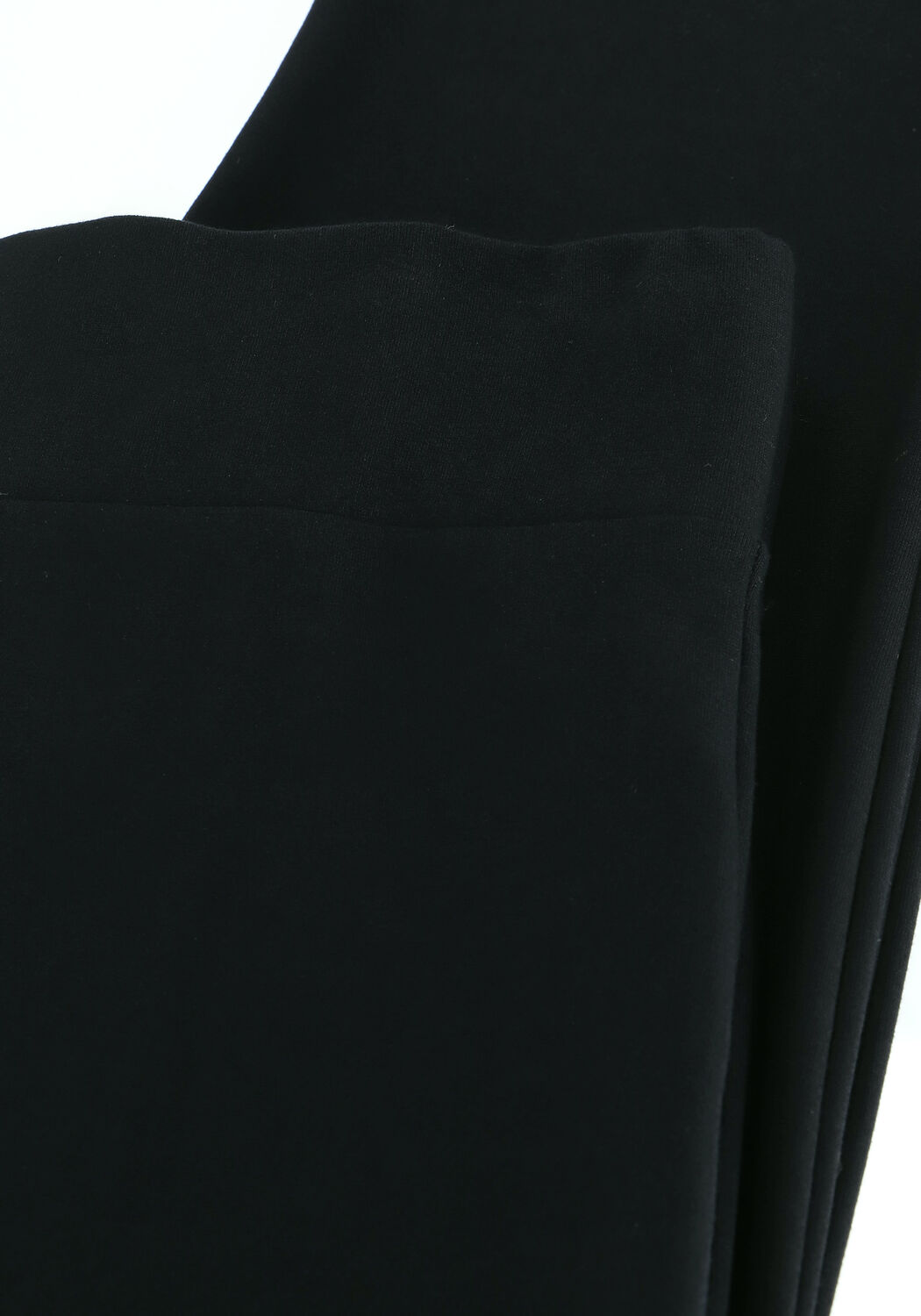 Schwarze JANSEN AMSTERDAM Schlaghose PANTS FLARE - large