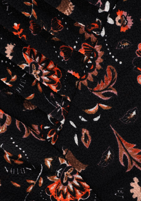 Schwarze INDIAN BLUE JEANS Minikleid PAISLEY DRESS - large