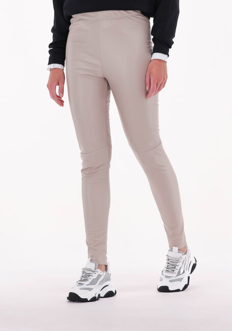Sand PENN & INK Legging TROUSERS LEATHERLOOK - large