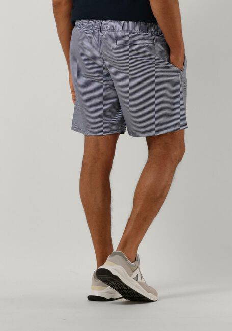 Dunkelblau SHIWI Badehosen MEN SWIMSHORT SKINNY STRIPE - large