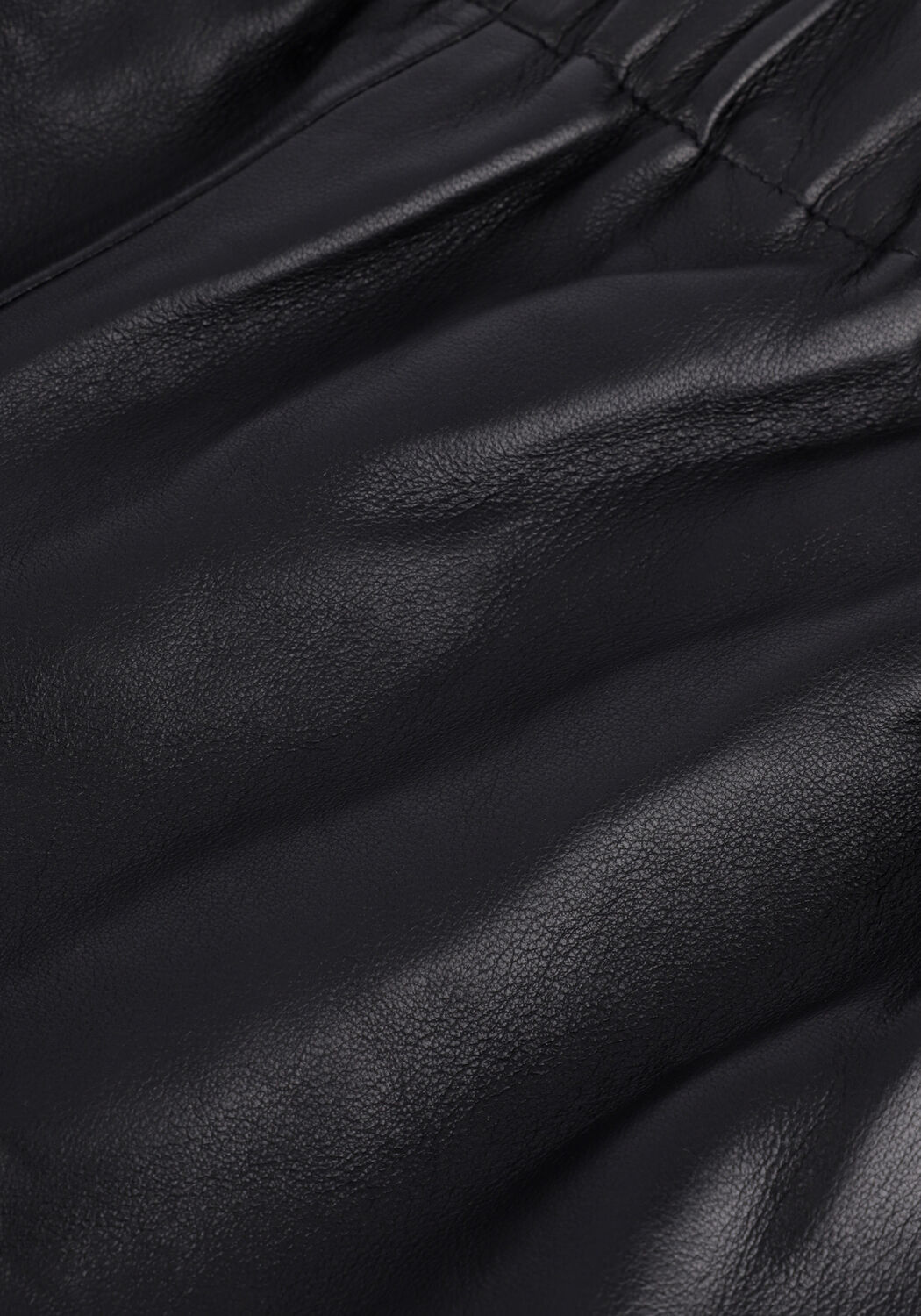 Schwarze NOTES DU NORD Hosen DEBBIE LEATHER SHORT - large