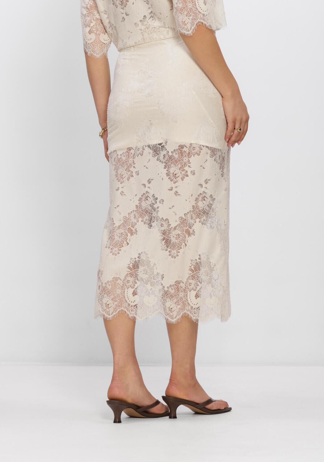 Beige EDITED R&ouml;cke SHARON SKIRT - large