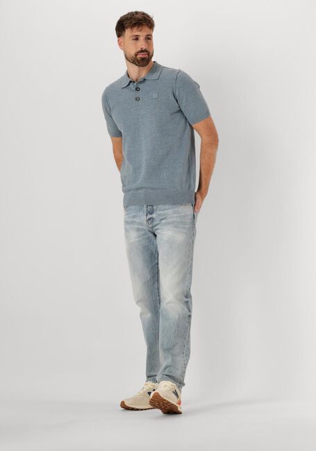 Blaue BUTCHER OF BLUE Polo-Shirt LT CLIFDEN POLO - large