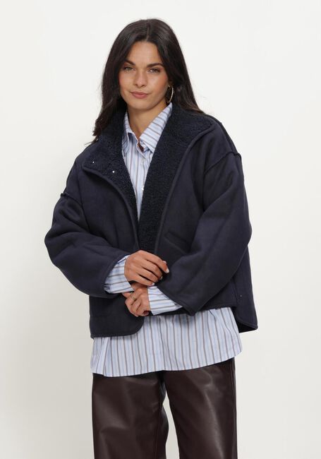 Blaue KNIT-TED Jacken JILL JACKET - large
