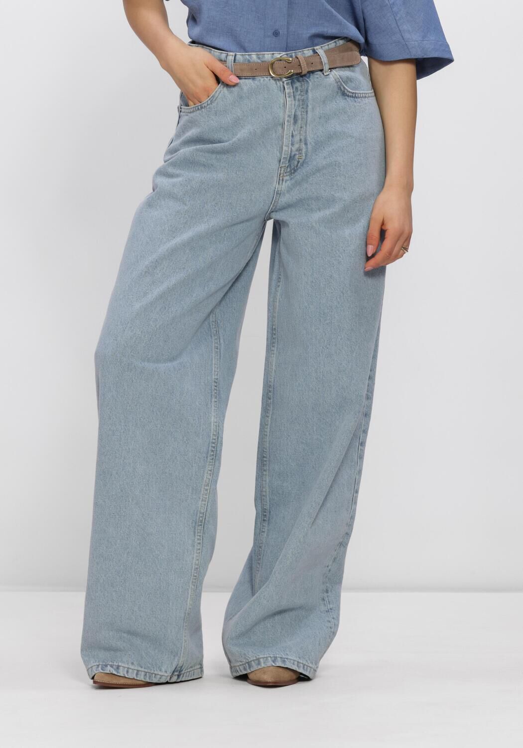 Hellblau EST'SEVEN Wide jeans EVI JEANS 26 - large