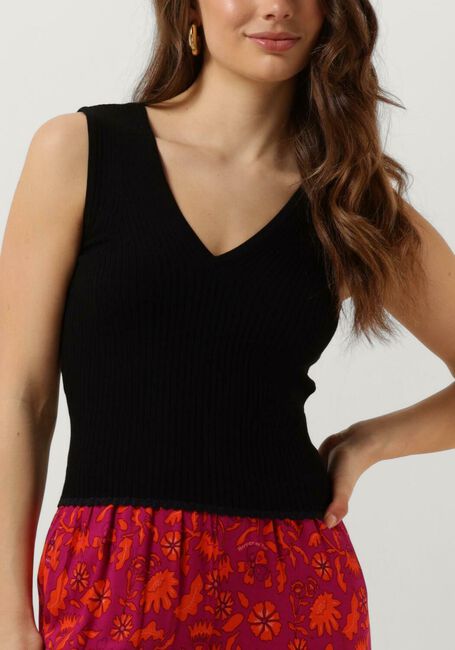 Schwarze SCOTCH & SODA Top TIE BACK KNITTED TANK - large