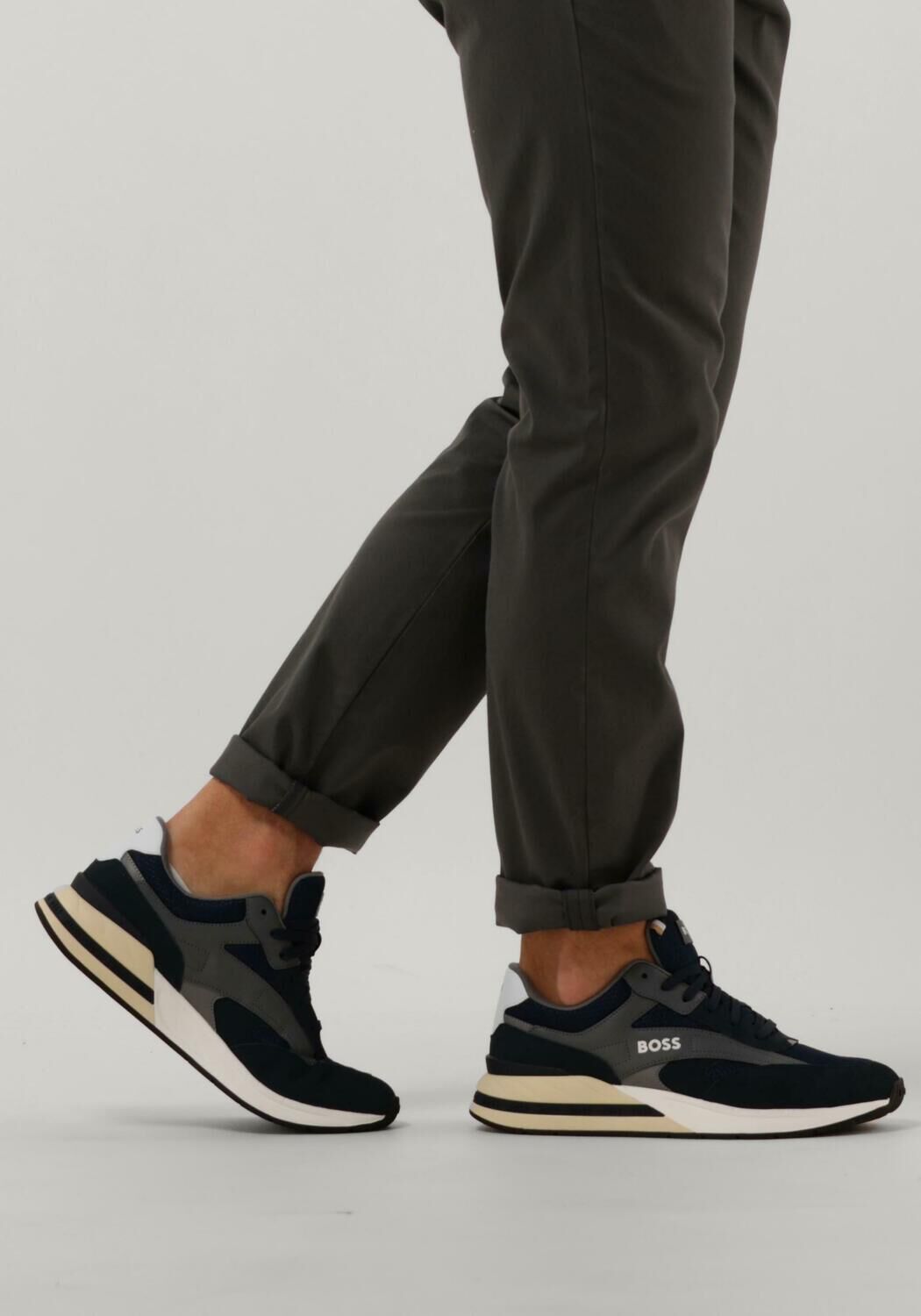 Blaue BOSS Sneaker Low KURT RUNN - large