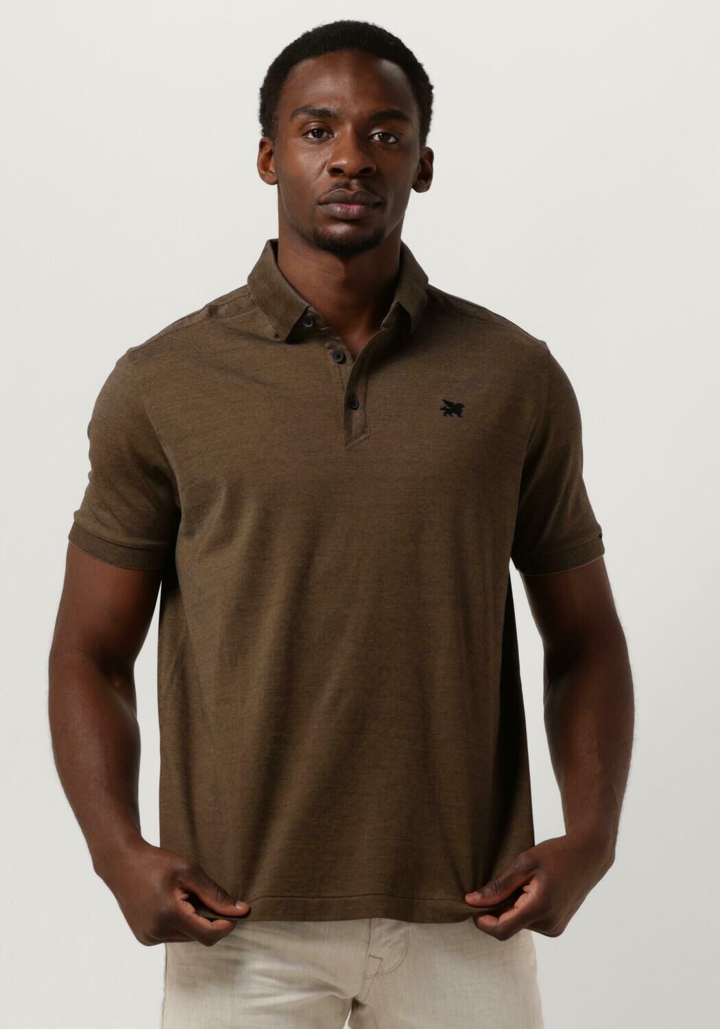 Grune VANGUARD Polo Shirt SHORT SLEEVE POLO MERCERIZED JACQUARD JERSEY Omoda