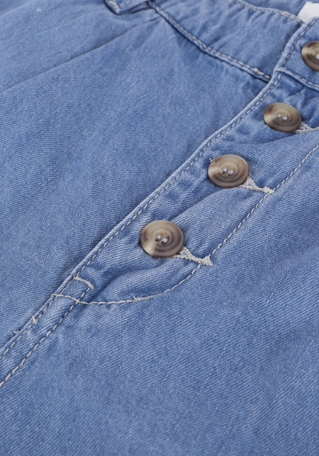 Blaue OBJECT Jeans OCEAN HW DENIM SHORTS - large