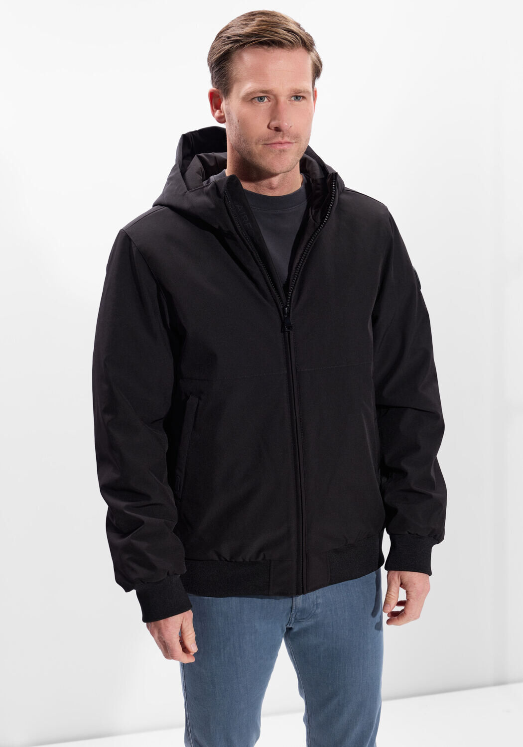 Schwarze AIRFORCE Jack PADDED BOMBER - large