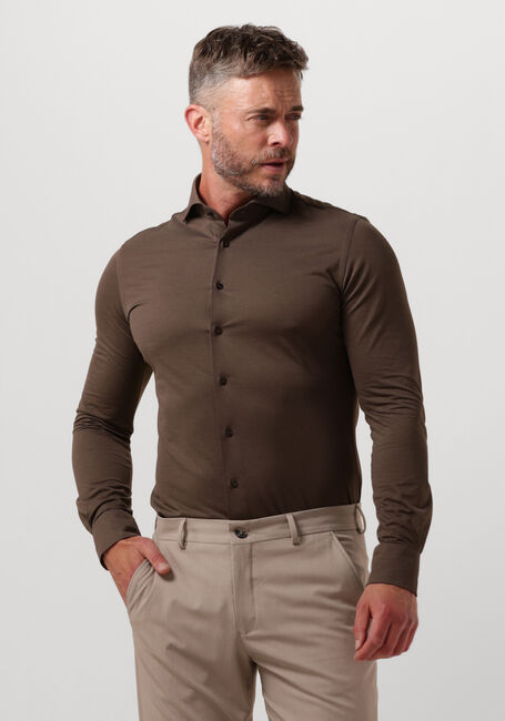 Braune PROFUOMO Klassisches Oberhemd SHIRT X-CUTAWAY SC SF - large