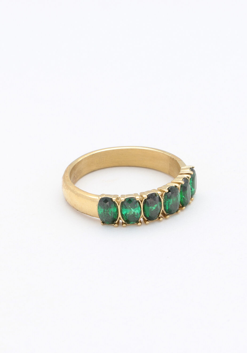 Goldfarbig NOTRE-V Ring OMSS23-022 GREEN