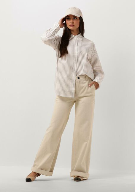 Beige SECOND FEMALE Blusen SOALON CLASSIC SHIRT - large
