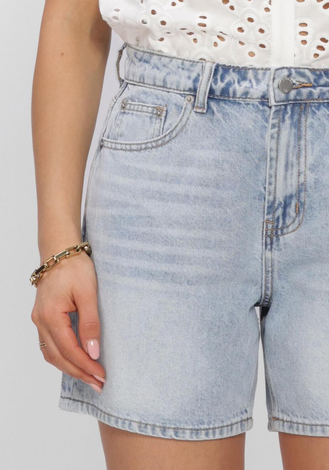 Blaue WITHBLACK Hosen WBLKAROLINA BLUE DENIM SHORTS - large