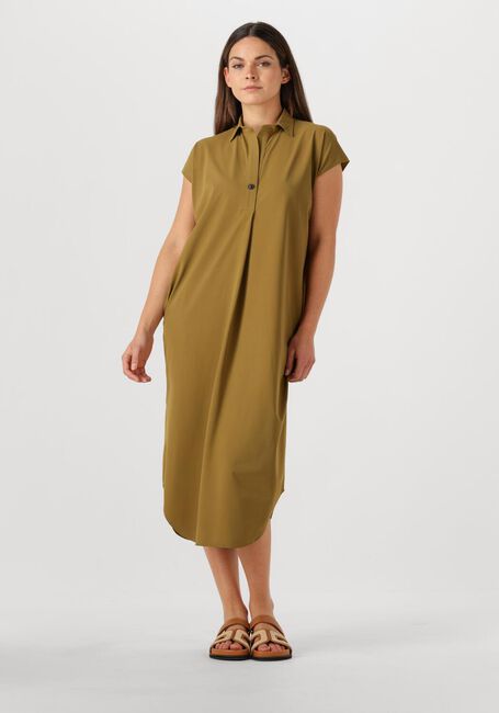Khaki PENN & INK Midikleid DRESS - large