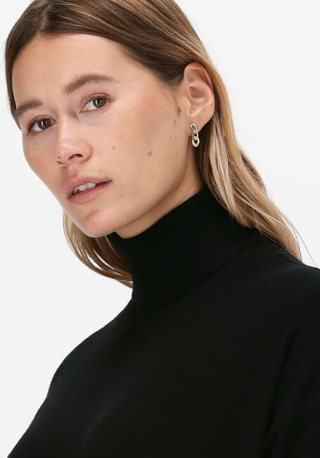 Schwarze MSCH COPENHAGEN Rollkragenpullover GALINE RACHELLE ROLL NECK PULL - large