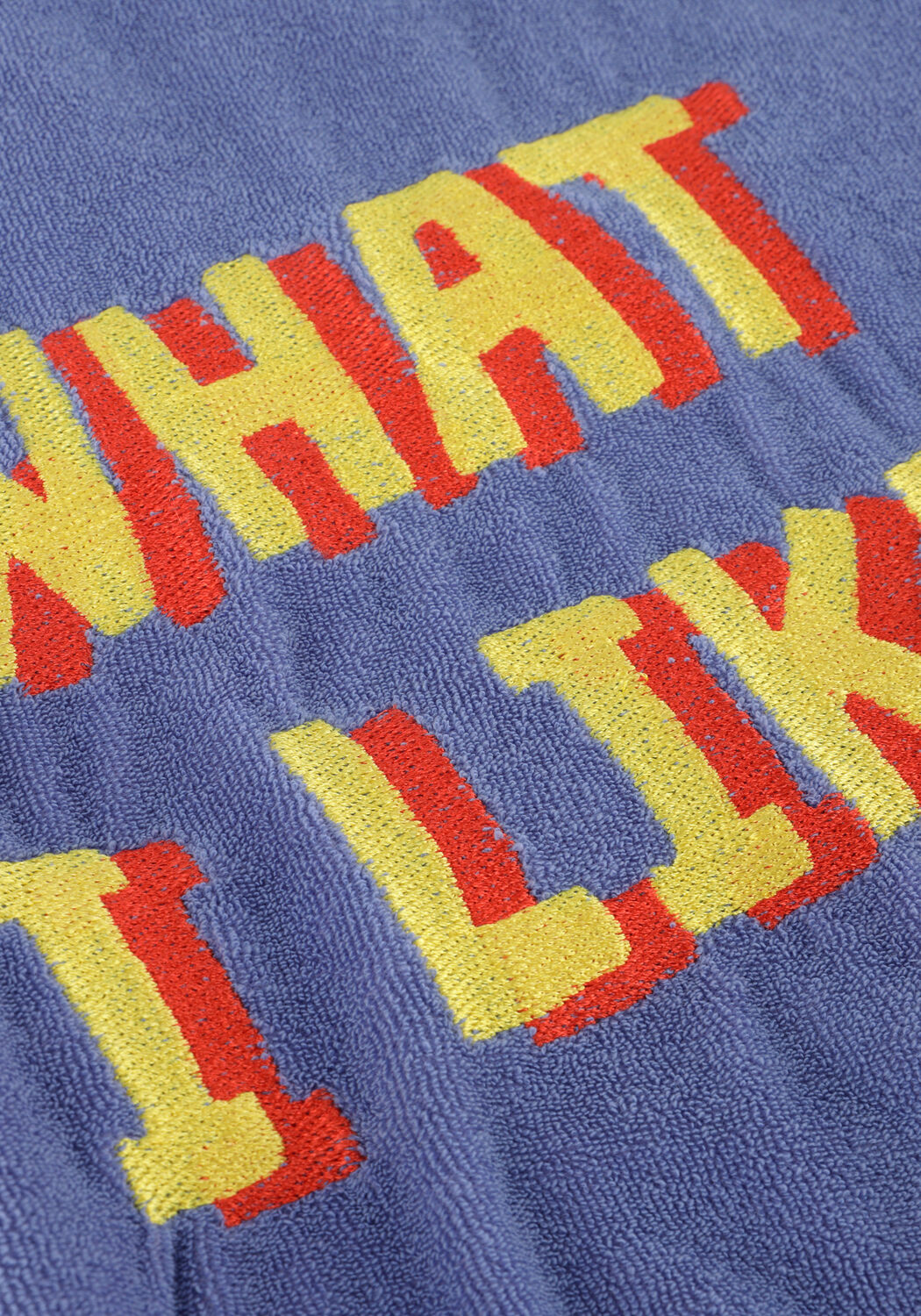 Blaue CARLIJNQ T-shirt WHAT I LIKE - SWEATERR SHORT SLEEV E WITH EMBROIDERY - large