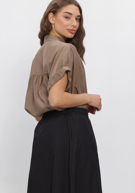 Sand SUMMUM Blusen BLOUSE SHORT SLEEVES VISCOSE COTTON - large