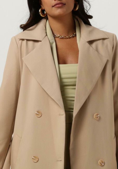 Camelfarbene NOTRE-V  NV-DARON BELTED COAT - large