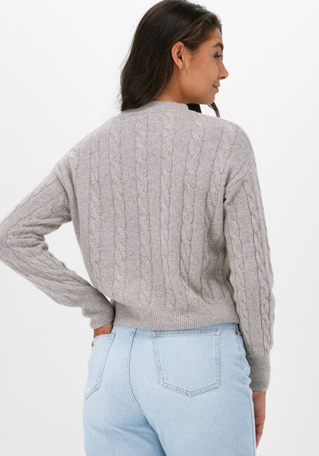 Graue BELLAMY Pullover CHARLOTTE CABLE - large