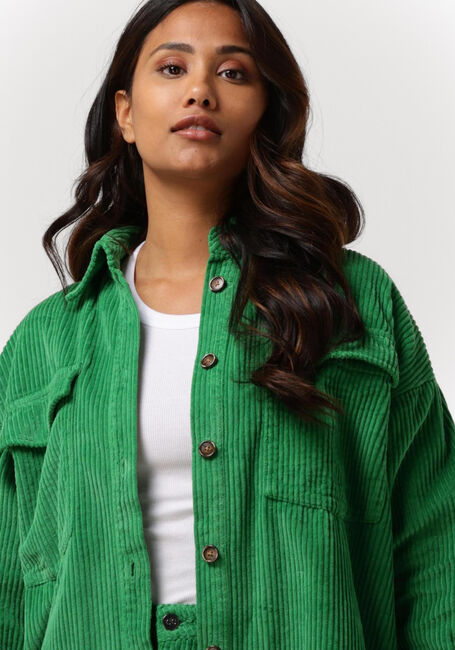 Grüne CO'COUTURE Blusen VIKA CORDUROY SHIRT JACKET - large