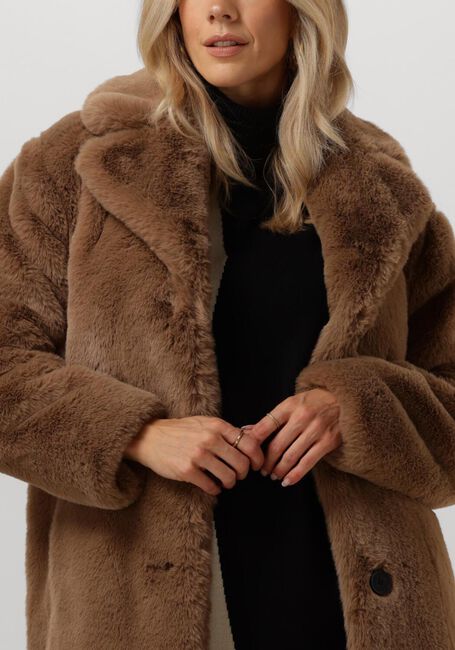 Camelfarbene GIACOMO THE JACKET Fake-Fur-Jack 6610940 - large