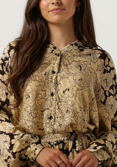 Schwarze MES DEMOISELLES Blusen ROSE FOLIA - large