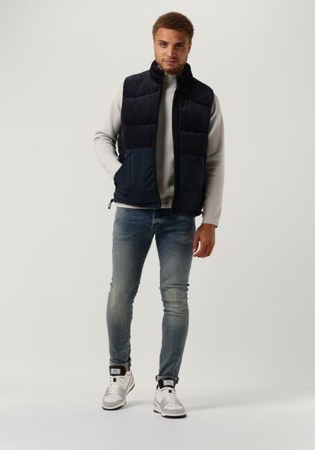 Dunkelblau SELECTED MEN Bodywarmer SLHTHOMAS CORD VEST W - large