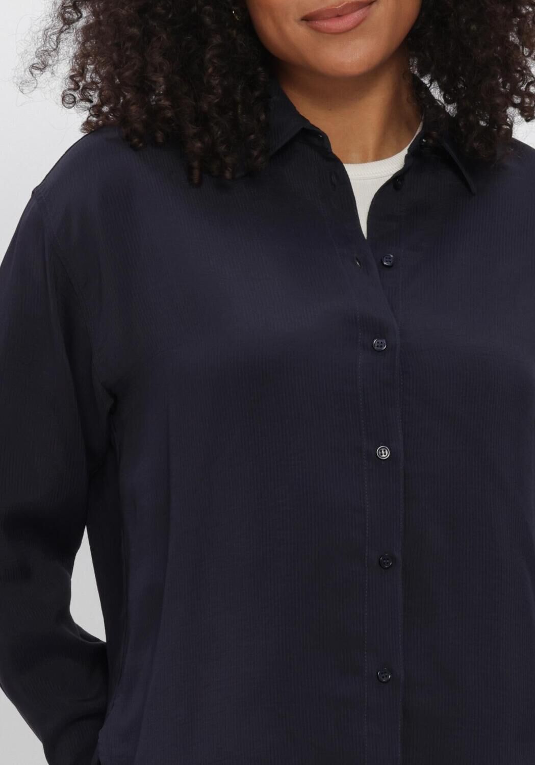 Dunkelblau BY-BAR Blusen KRIS SATIN STRIPE BLOUSE - large