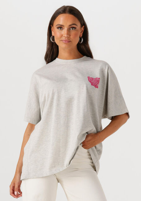 Graue CATWALK JUNKIE T-shirt OVERSIZED GRAPHIC TSHIRT - large