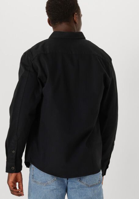 Schwarze SELECTED HOMME Overshirt SLHTRAVIS TWILL OVERSHIRT LS NOOS - large