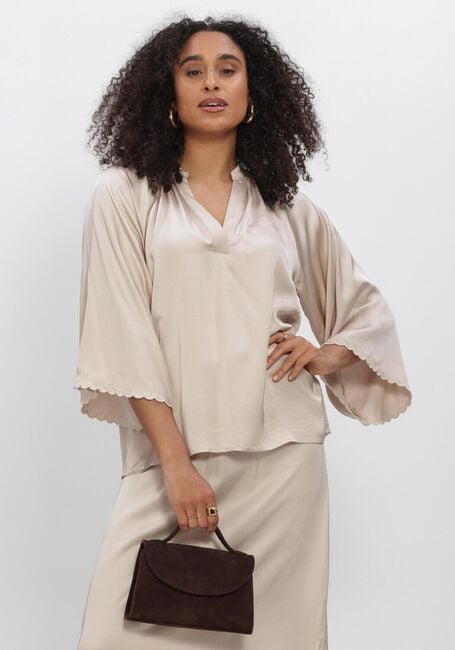 Beige BRUUNS BAZAAR Blusen WECKIABBWINNY BLOUSE - large