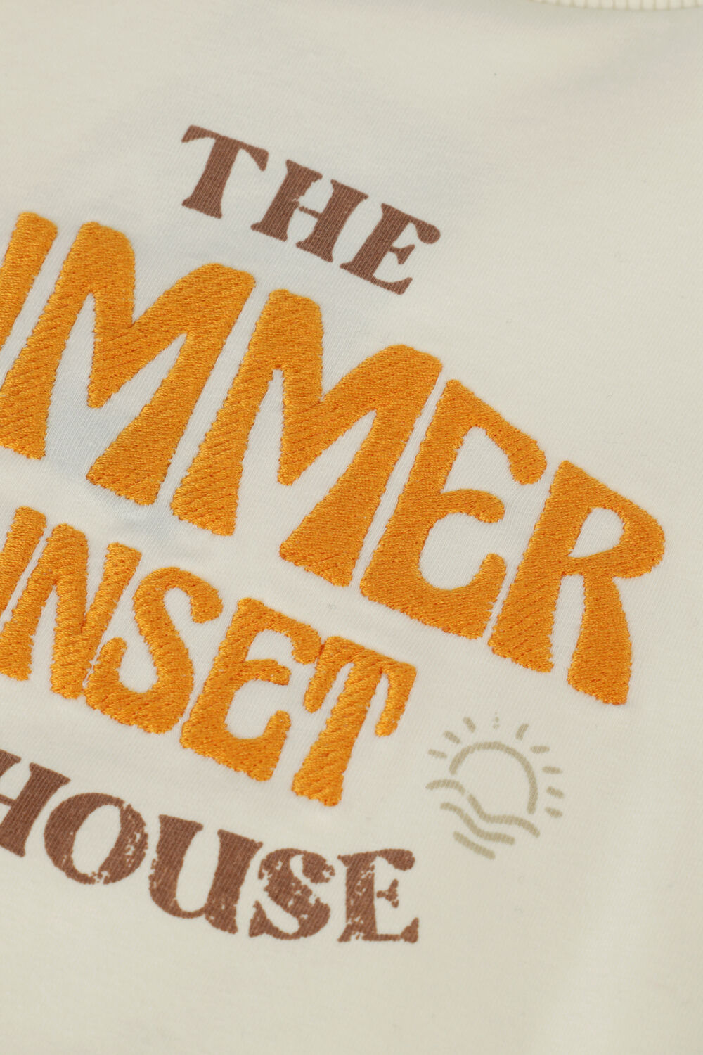 Ecru YOUR WISHES T-shirt ADRI SUN - large