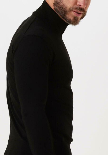 Schwarze GENTI Rollkragenpullover K6010-3262 - large