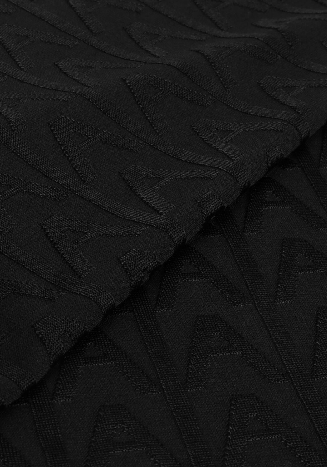 Schwarze ALIX THE LABEL T-shirt LADIES KNITTED A JACQUARD T-SHIRT - large