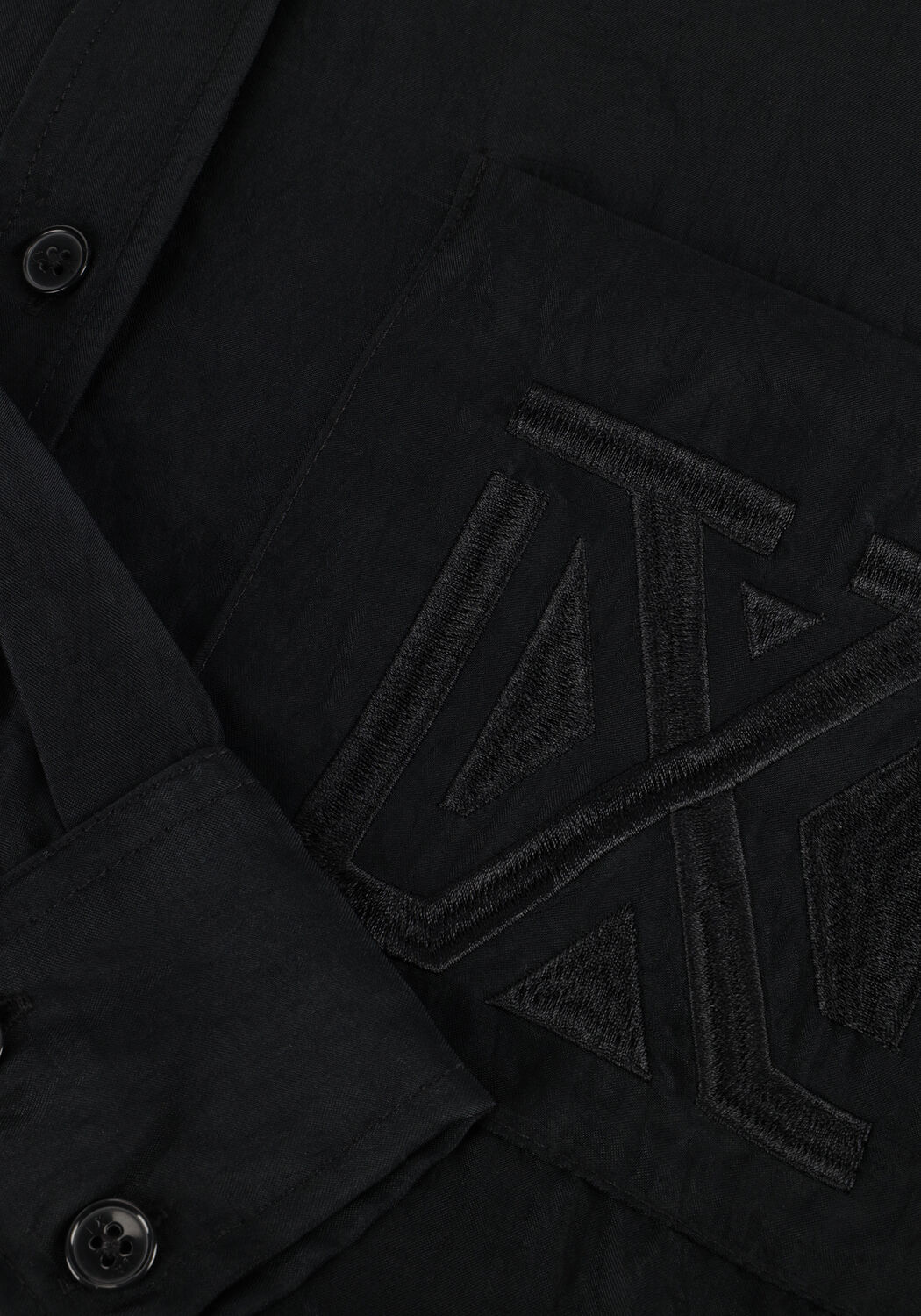 Schwarze ALIX THE LABEL Blusen LADIES WOVEN SHINY CRINKLE BLOUSE - large