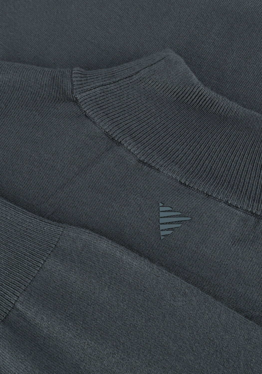 Blaue PURE PATH Rollkragenpullover REGULAR FIT KNITWEAR MOCKNECK801 - large