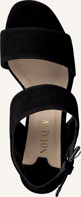 Schwarze NOTRE-V Flache Sandalen AWEY Schwarze NOTRE-V Flache Sandalen AWEY - large
